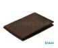 Preview: Polyester Gastro Mitteldecke Milano braun